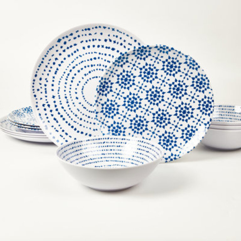 Janielys Piece Melamine Dinnerware Set