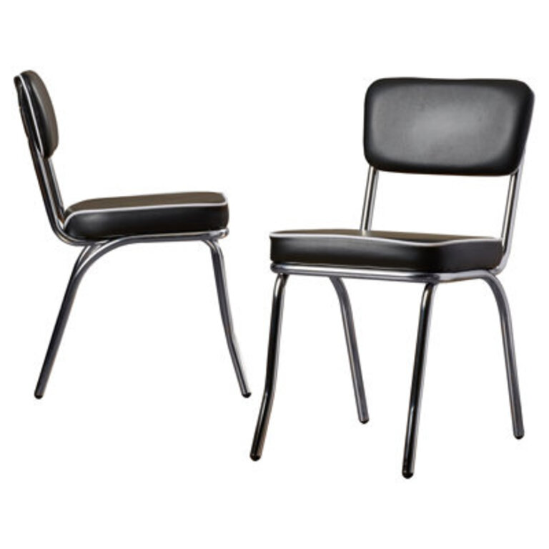 Brilliana 195 H Upholstered Metal Side Chair