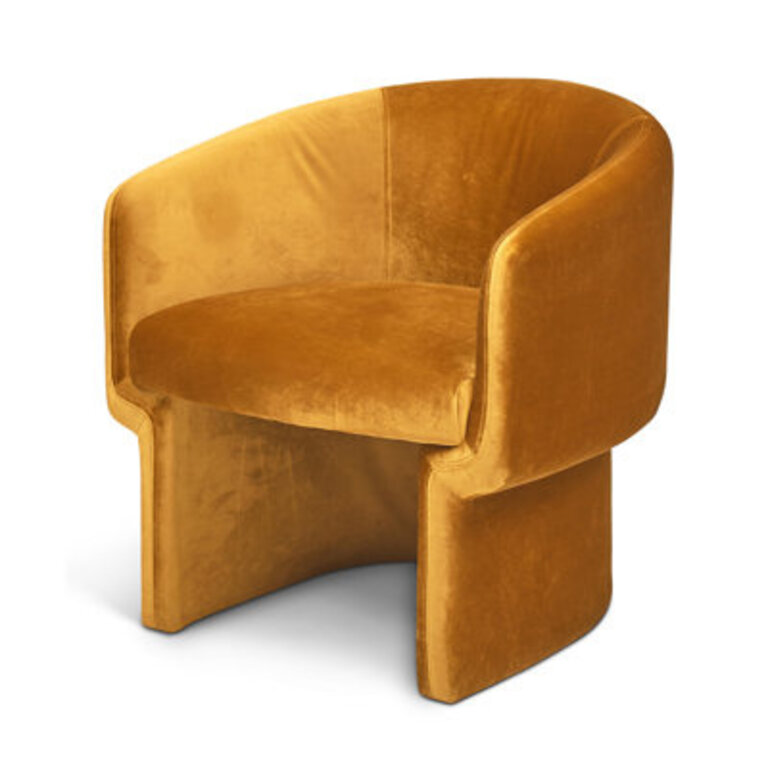 275 W Velvet Barrel Chair