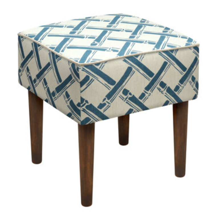 Solid  Manufactured Wood Accent Stool