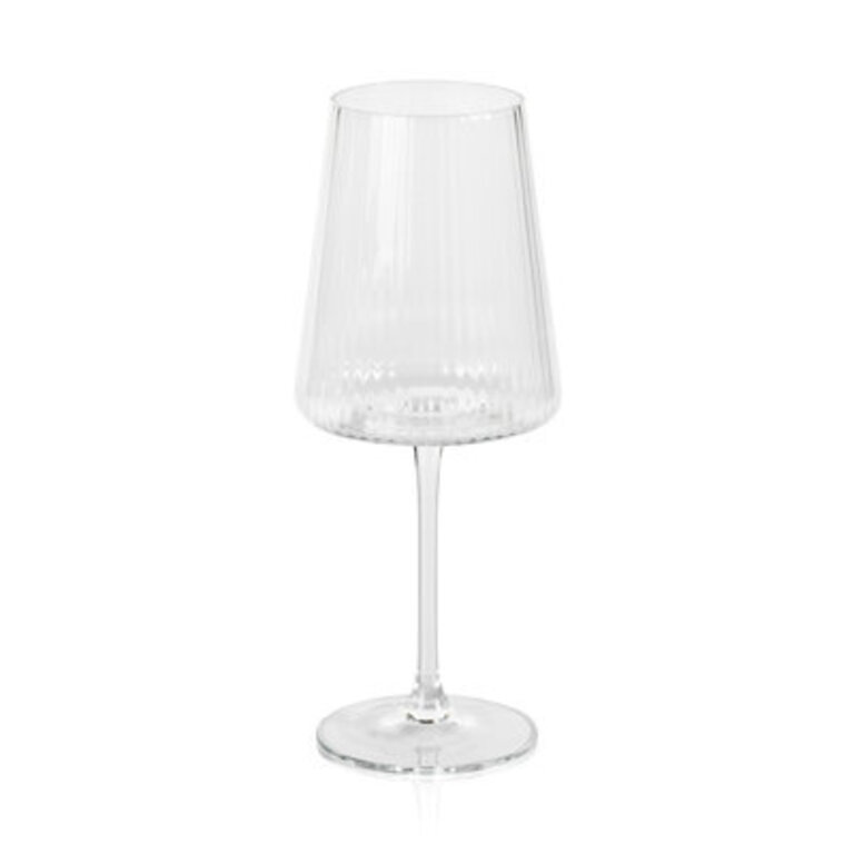 Claro Fluted Textured Wine Glasses