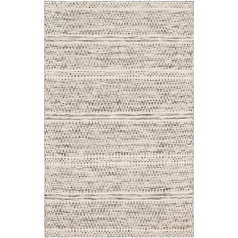 Sylvie Ikat Flatweave Wool CreamGray Area Rug