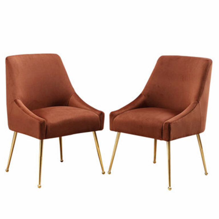 Brumett Velvet Accent Chair