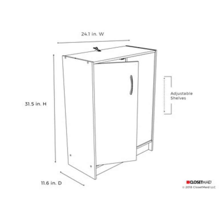 Stackable Storage 2-Door Organizer