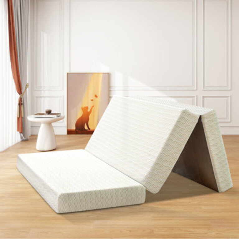 Alwyn Home  Bundaberg Foldable  6 Memory Foam Folding Murphy Bed Mattress With Washable Cover for Camping