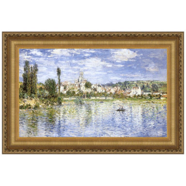 Vetheuil in Summer 1880 by Claude Monet Framed Painting Print