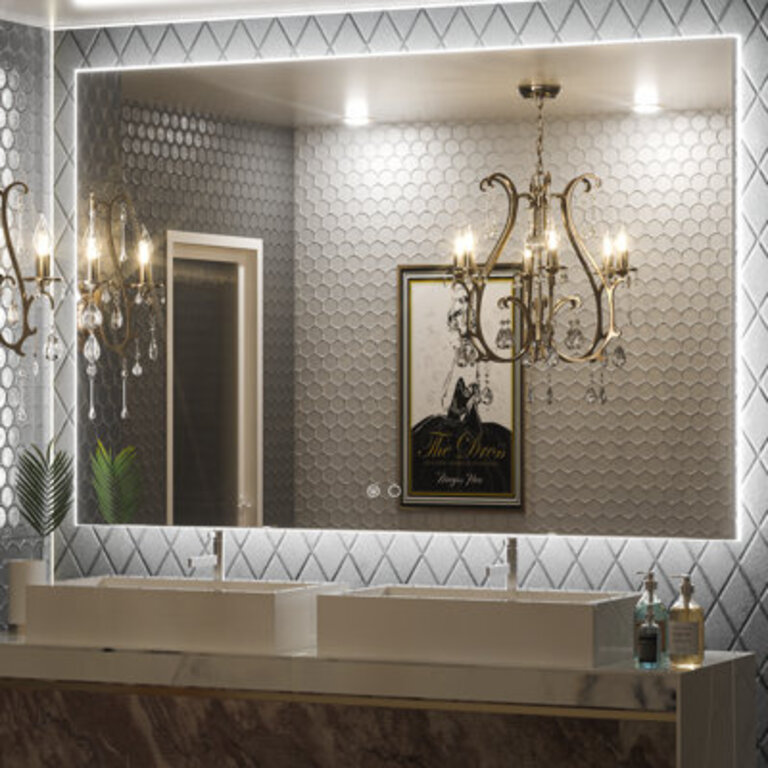 Adorna LED Backlit Vanity Wall Mirror