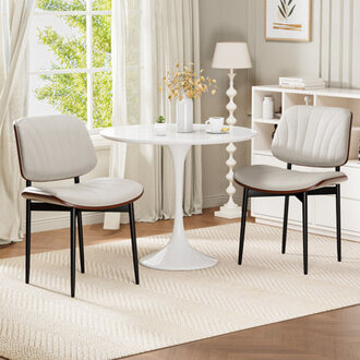 PU Leather Upholstered Dining ChairsSide Chair for Dining RoomsKitchensLiving rooms