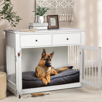 Cranbrook Wood Furniture Style Crate with 2 Doors