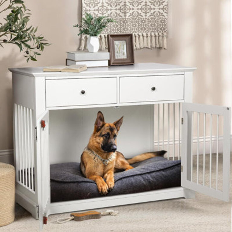Cranbrook Wood Furniture Style Crate with 2 Doors