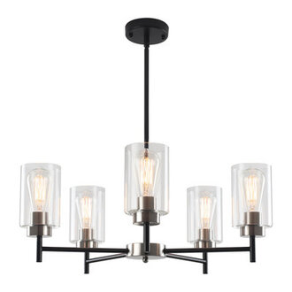 5 - Light Dimmable Kitchen Island Spider Chandelier