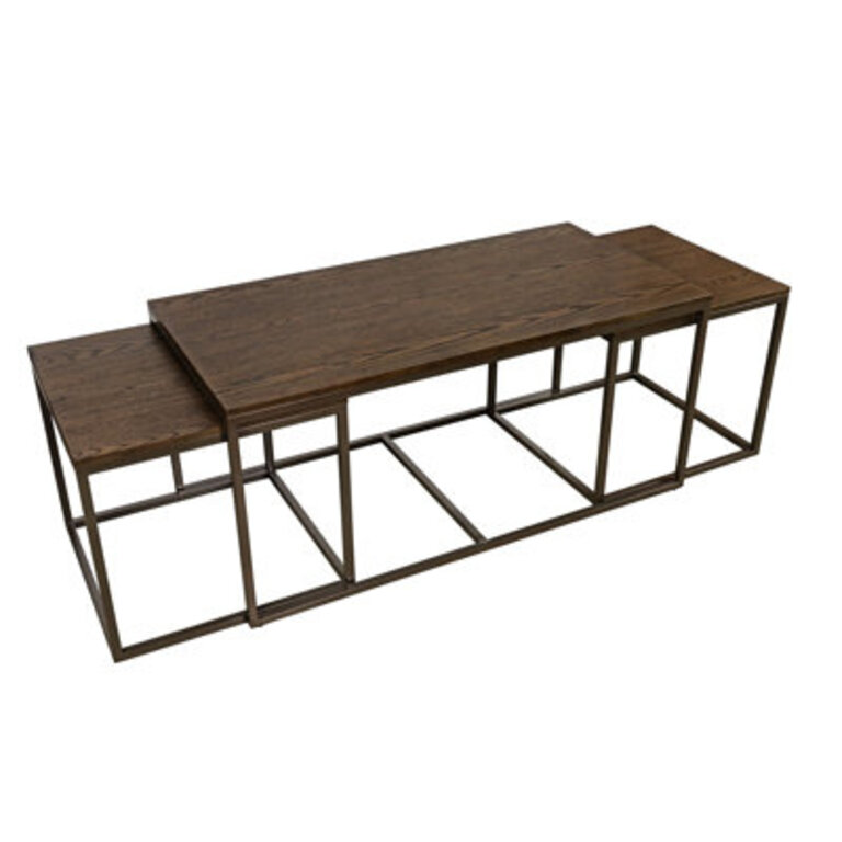 Tessia Solid Wood Top Coffee Table