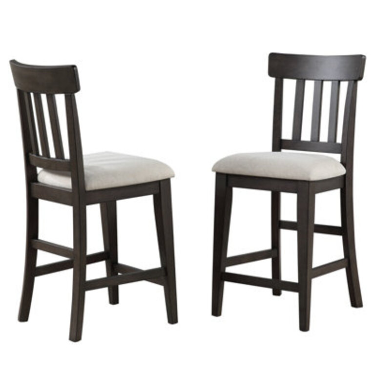 Osbourne Upholstered Wood Counter Stool