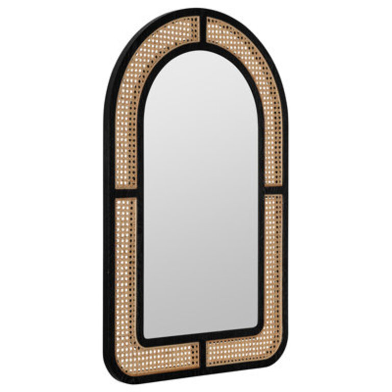 Gemi Rattan Flat Wall Mirror
