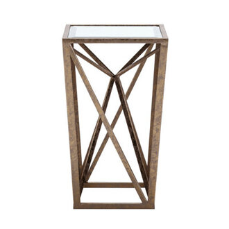 Chylee Angular Mirror Accent Table
