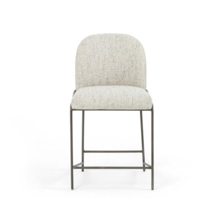 Laina Upholstered Counter Stool with Metal Frame