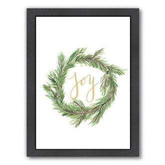 Wreath Joy Graphic Art Print
