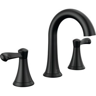 Esato Widespread Bathroom Faucet 3 Hole 2-handle Bathroom Sink Faucet with Drain Assembly