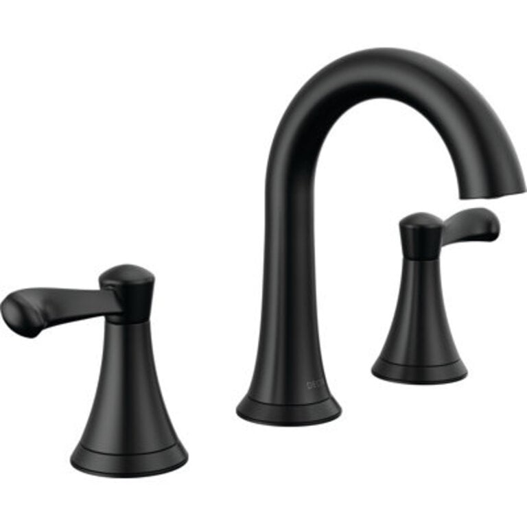 Esato Widespread Bathroom Faucet 3 Hole 2-handle Bathroom Sink Faucet with Drain Assembly