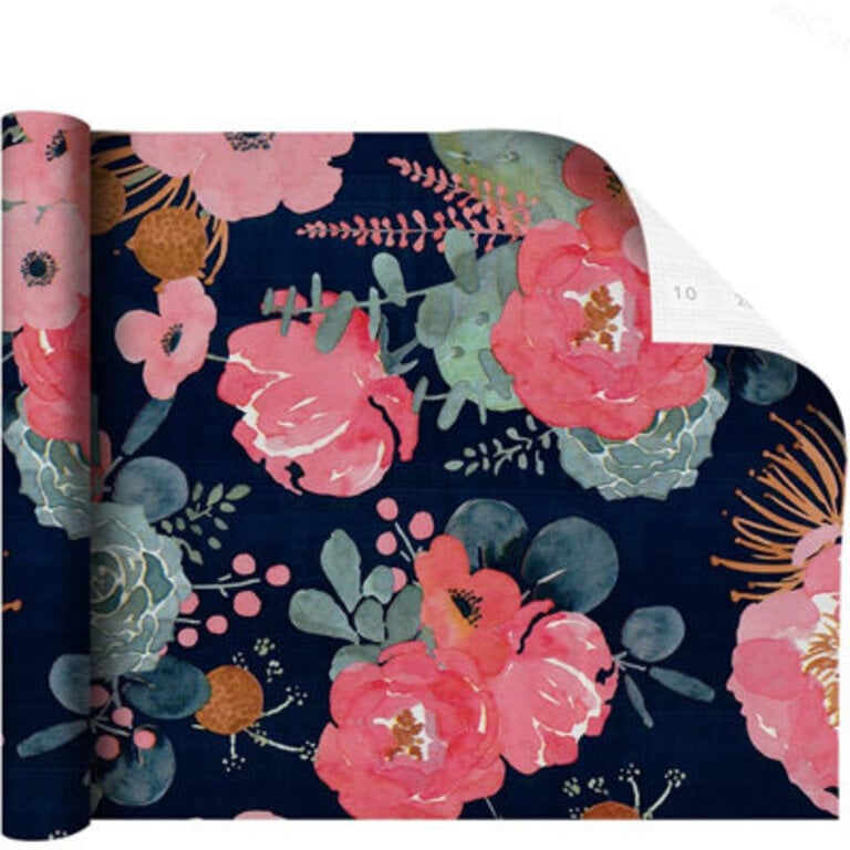 Fontella Peel  Stick Floral Roll
