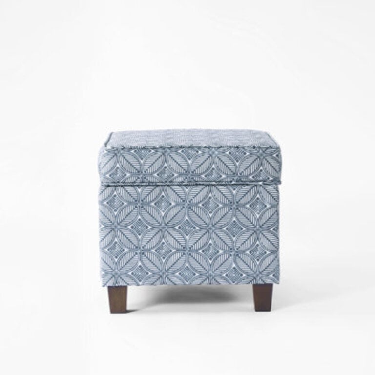 Asha 175 Square Storage Ottoman