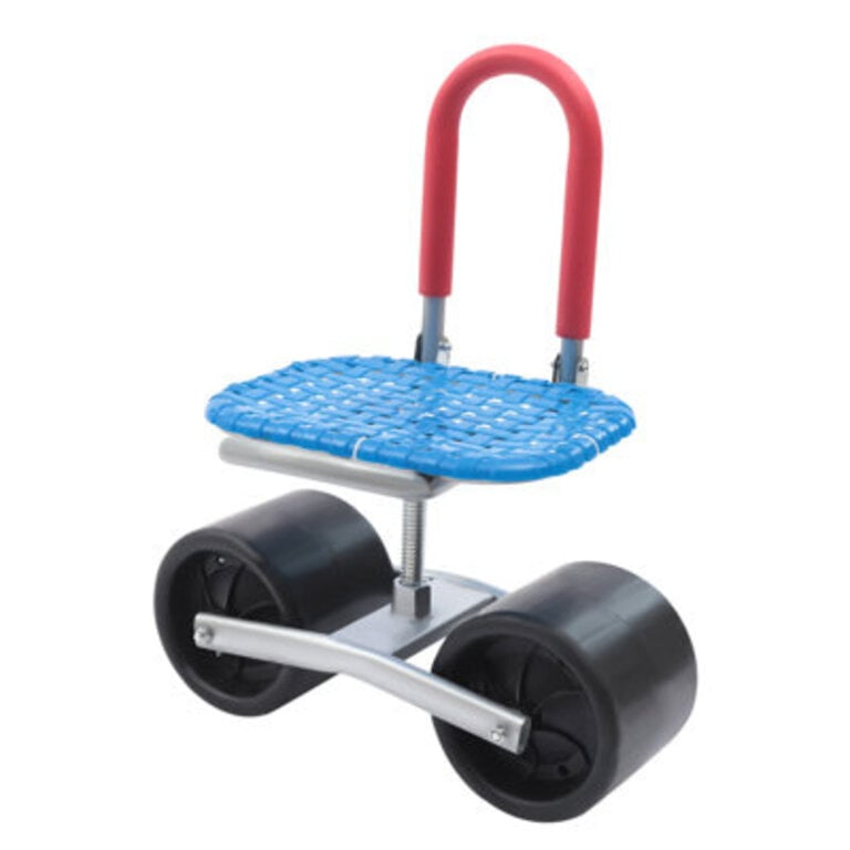 Adjustable Garden Cart Rolling Stool with Wheels