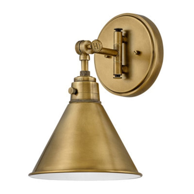 Arti 775-in Swing Arm Single Light Wall Sconce with OnOff Switch