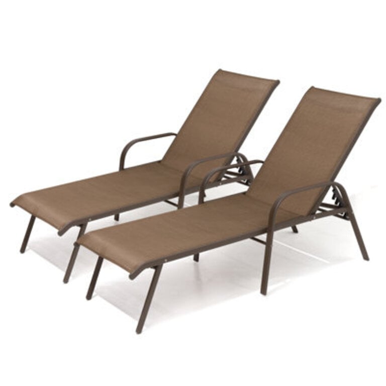 Gland Outdoor Metal Chaise Lounge