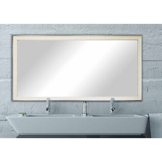 Milliner Solid Wood Flat Wall Mirror