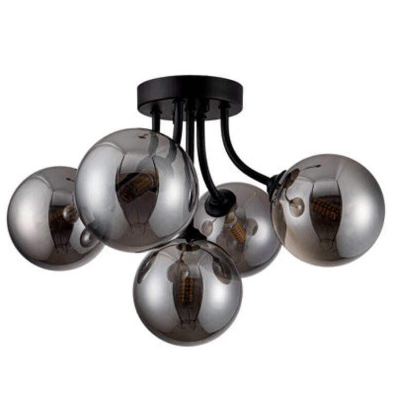 Sputnik Bohr Glass Flush Mount Light Sputnik Light Fixture Bathroom Ceiling Light Bedroom Lights for Ceiling Entryway Light Fixture