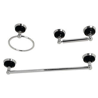 Kingston Brass Water Onyx 3-Piece Bathroom Hardware Set