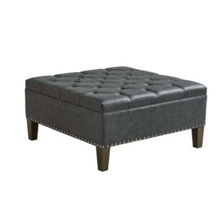 Lindsey 355 Wide Tufted Square Cocktail Ottoman