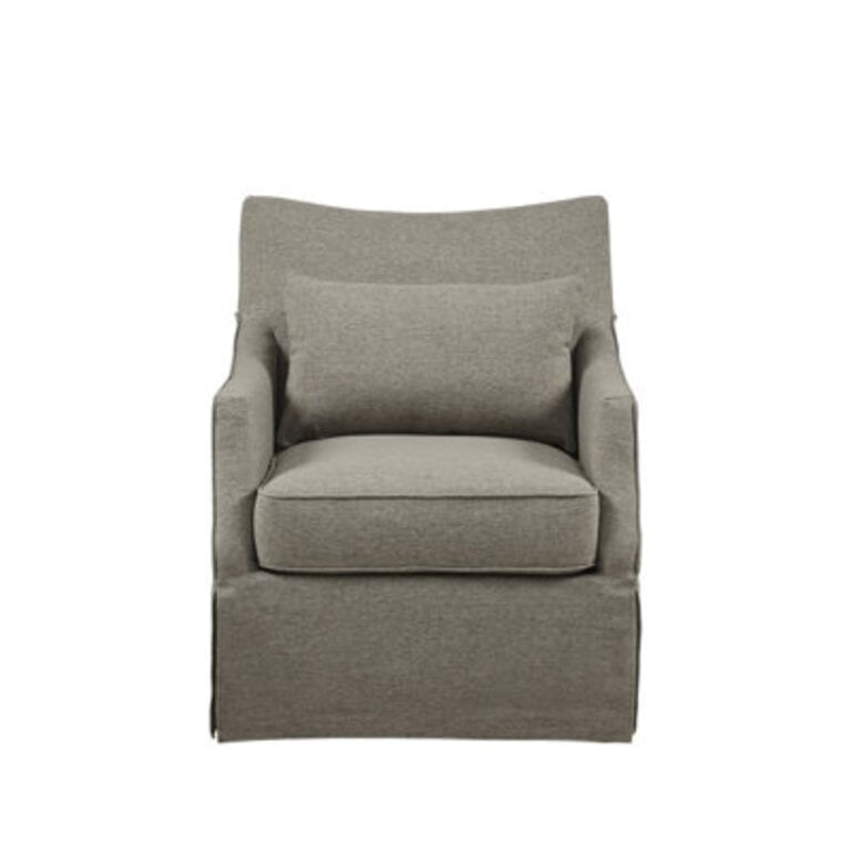 Martha Stewart London 360Swivel Armchair with Lumbar Pillow