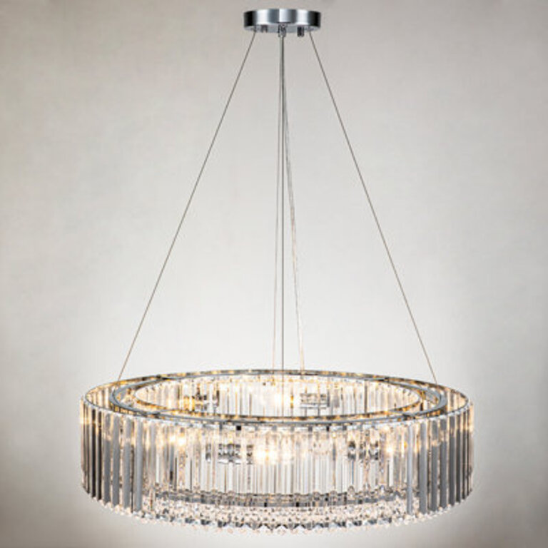 Craggie 6 - Light Round Crystal Chandelier
