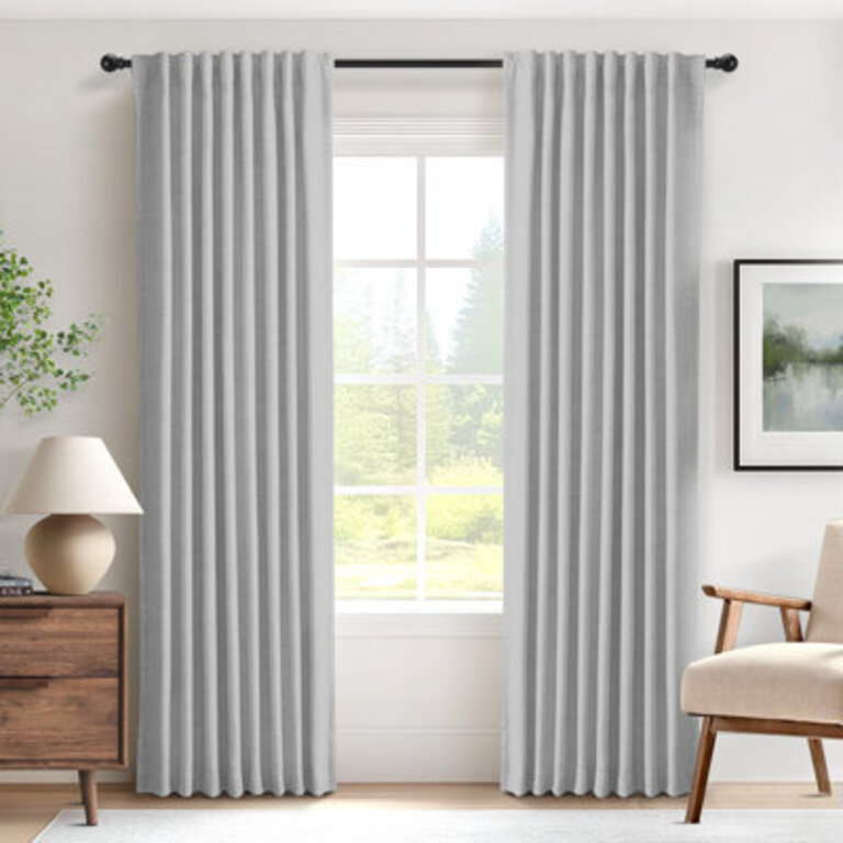 Isio 52 W 100 Blackout Curtain Panel Thermal Insulated Rod Pocket