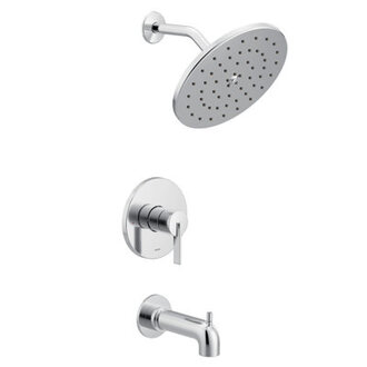 Moen M-CORE 3-Seried Cia Tub and Shower Faucet Trim Kit Valve Required