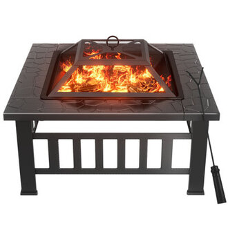 Digna Square Iron Fire Pit