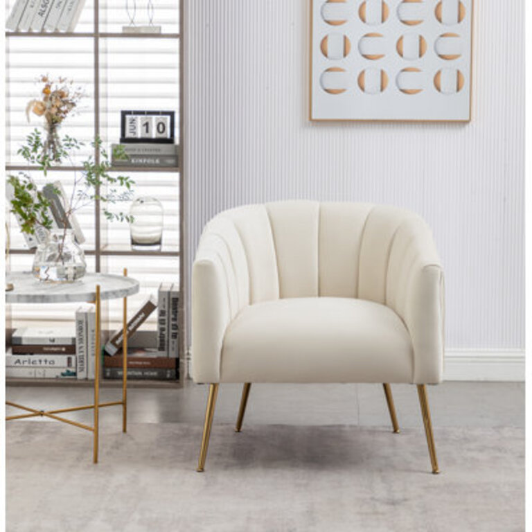 Mariantonietta Velvet Barrel Chair