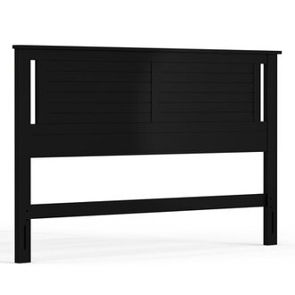 Japha Wood Headboard With Horizontal Scoring