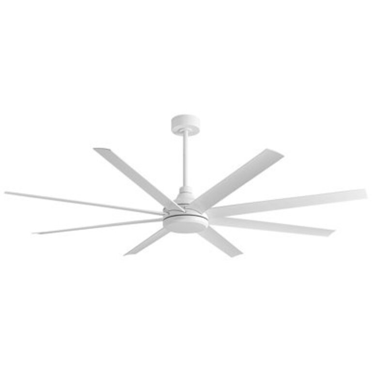 Ilette 657284-inch 8- Blade DC Motor Windmill No Lights Ceiling Fan with Remote Control
