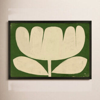 Flower On Green  by StudioM Painting Print