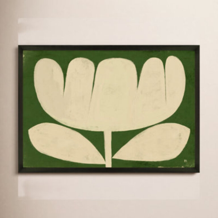 Flower On Green  by StudioM Painting Print