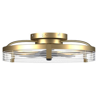 Kordae Indoor Bedroom Flush Mount Ceiling Fan with Light