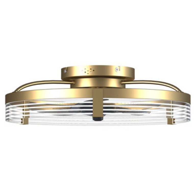 Kordae Indoor Bedroom Flush Mount Ceiling Fan with Light