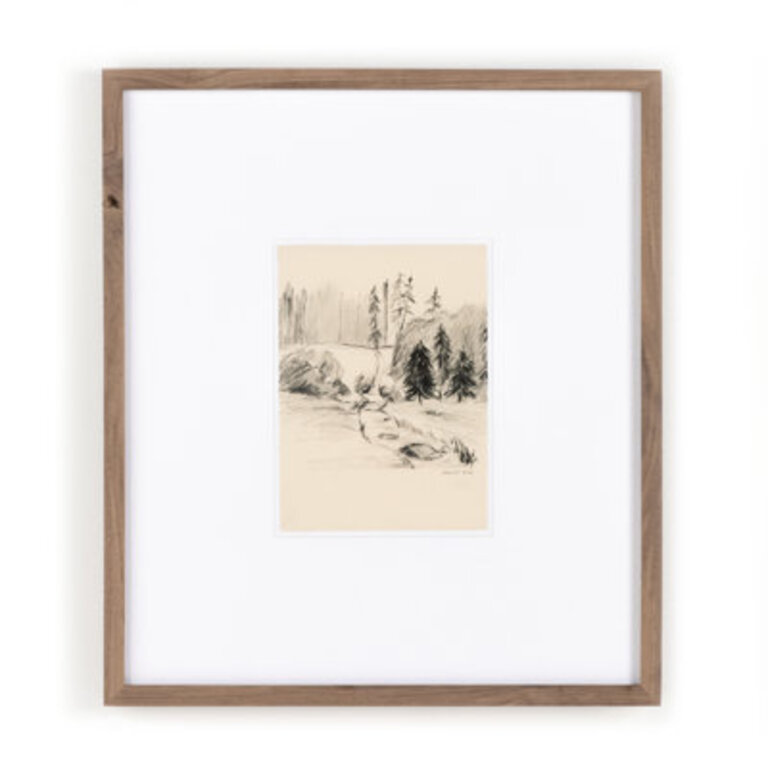 Serene II by Shaina Page - Picture Frame Drawing Print