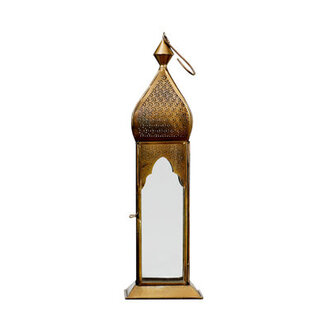 16 H Metal Tabletop Tealight Holder