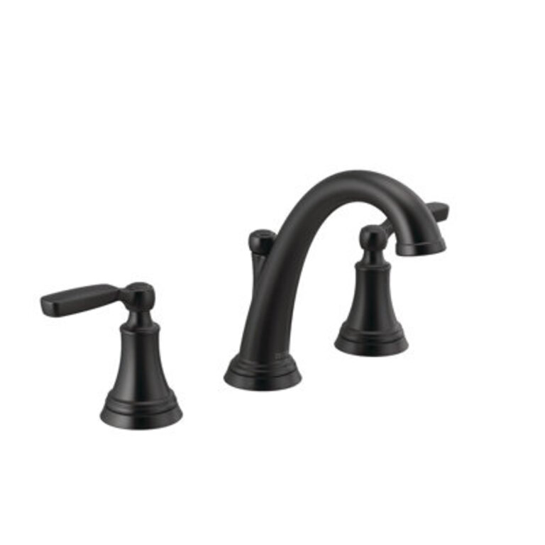 Woodhurst Widespread Bathroom Faucet 3 Hole 2-handle Bathroom Sink Faucet with Drain Assembly