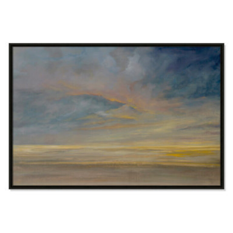 Saffi Dawning Unrest - Floater Frame Painting on Canvas