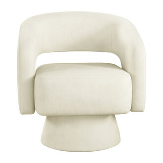 Jarissa Upholstered Swivel Barrel Chair