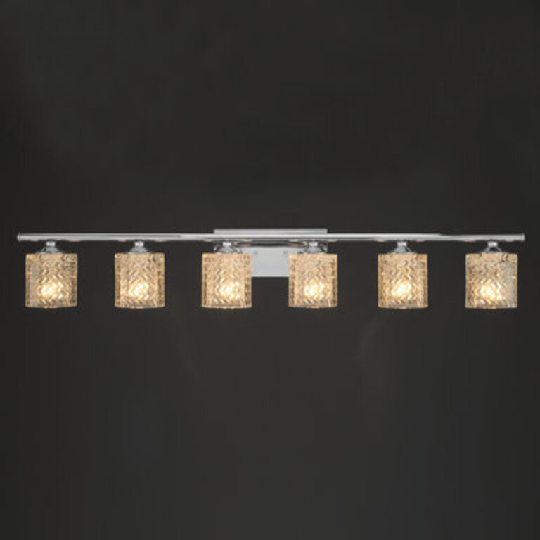 Vernice 6 - Light Bathroom Steel Dimmable Vanity Light